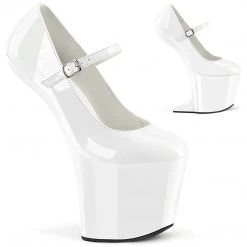 Pleaser CRAZE-880 White Patent/White Upcoming Styles (Preview)