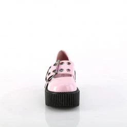 Demonia CREEPER-230 Baby Pink Holo Patent