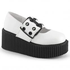 Demonia CREEPER-230 White Vegan Leather New Arrivals
