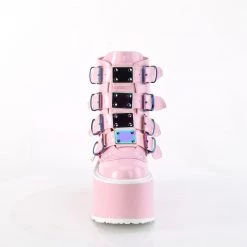 Demonia DAMNED-105 Baby Pink Holo Patent New Arrivals
