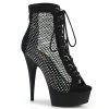 Pleaser Upcoming Styles (Preview) DELIGHT-600-33RM Black Faux Suede-Rhinestones Mesh/Black Matte 1 Pleaser Upcoming Styles (Preview) DELIGHT-600-33RM Black Faux Suede-Rhinestones Mesh/Black Matte