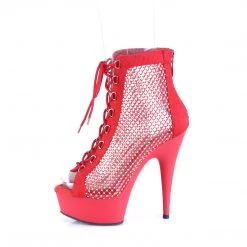 Pleaser DELIGHT-600-33RM Red Faux Suede-Rhinestones Mesh/Red Matte Upcoming Styles (Preview) 9 Pleaser DELIGHT-600-33RM Red Faux Suede-Rhinestones Mesh/Red Matte Upcoming Styles (Preview)