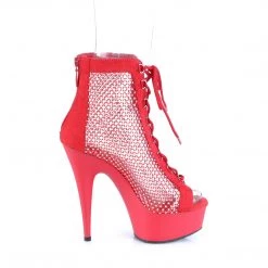 Pleaser DELIGHT-600-33RM Red Faux Suede-Rhinestones Mesh/Red Matte Upcoming Styles (Preview) 11 Pleaser DELIGHT-600-33RM Red Faux Suede-Rhinestones Mesh/Red Matte Upcoming Styles (Preview)