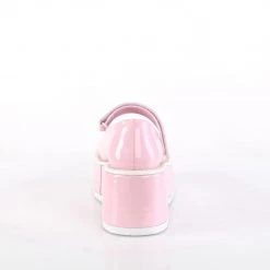 Demonia DOLLIE-01 Baby Pink Holo Patent