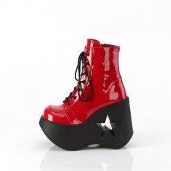 Demonia New Arrivals DYNAMITE-106 Red Patent