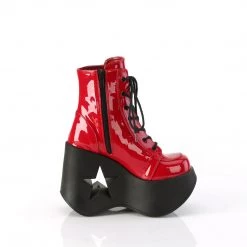 Demonia New Arrivals DYNAMITE-106 Red Patent