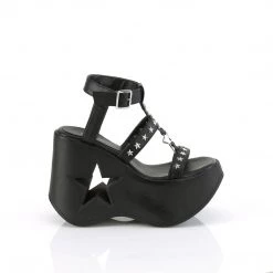 Demonia DYNAMITE-12 Black Vegan Leather