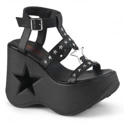 Demonia DYNAMITE-12 Black Vegan Leather