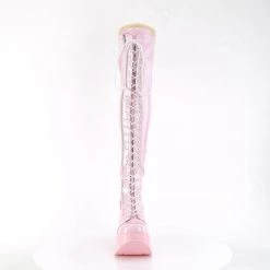 Demonia DYNAMITE-300 Baby Pink Stretch Holo New Arrivals