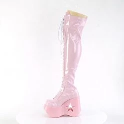 Demonia DYNAMITE-300 Baby Pink Stretch Holo New Arrivals