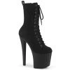 Pleaser Upcoming Styles (Preview) ENCHANT-1040 Black Faux Suede/Black Matte