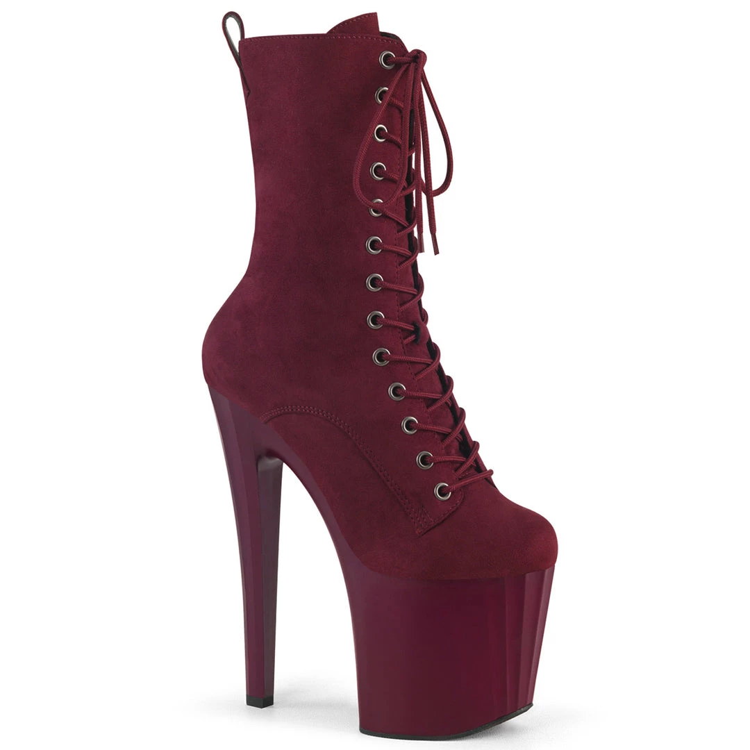 Pleaser ENCHANT-1040 Burgundy Faux Suede/Burgundy Matte Upcoming Styles (Preview) 3 Pleaser ENCHANT-1040 Burgundy Faux Suede/Burgundy Matte Upcoming Styles (Preview)