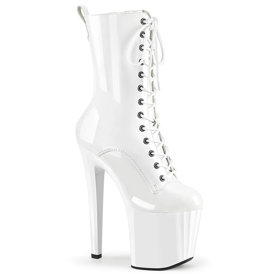 Pleaser ENCHANT-1040 White Patent/White 3 Pleaser ENCHANT-1040 White Patent/White