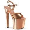 Pleaser Upcoming Styles (Preview) ENCHANT-709 Rose Gold Metallic Pu/Rose Gold Chrome