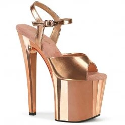 Pleaser Upcoming Styles (Preview) ENCHANT-709 Rose Gold Metallic Pu/Rose Gold Chrome