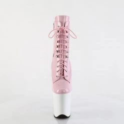 Pleaser Upcoming Styles (Preview) FLAMINGO-1020 Baby Pink Patent/White