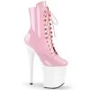 Pleaser Upcoming Styles (Preview) FLAMINGO-1020 Baby Pink Patent/White