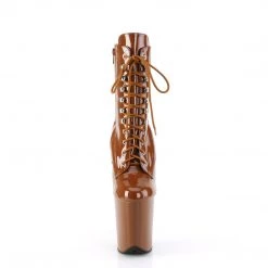 Pleaser FLAMINGO-1020 Caramel Patent/Caramel