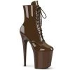 Pleaser Upcoming Styles (Preview) FLAMINGO-1020 Mocha Patent/Mocha