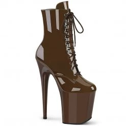 Pleaser Upcoming Styles (Preview) FLAMINGO-1020 Mocha Patent/Mocha