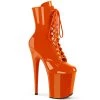 Pleaser FLAMINGO-1020 Orange Patent/Orange