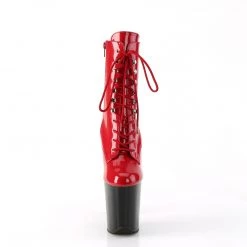 Pleaser Upcoming Styles (Preview) FLAMINGO-1020 Red Patent/Black