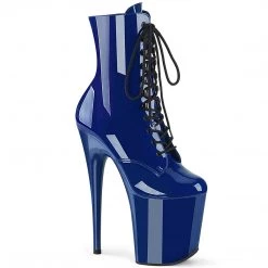 Pleaser Upcoming Styles (Preview) FLAMINGO-1020 Royal Blue Patent/Royal Blue