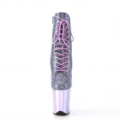 Pleaser New Arrivals FLAMINGO-1020CHRS Lavender Multi Rhinestones/Lavender Chrome