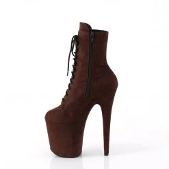 Pleaser FLAMINGO-1020FS Mocha Faux Suede/Mocha Faux Suede Upcoming Styles (Preview)