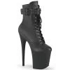 Pleaser FLAMINGO-1020STR Black Faux Leather/Black Matte New Arrivals