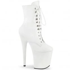 Pleaser FLAMINGO-1020WR White Faux Leather/White Faux Leather Upcoming Styles (Preview)