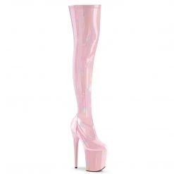 Pleaser FLAMINGO-3000HWR Baby Pink Stretch Holo/Baby Pink Holo