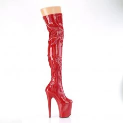Pleaser Upcoming Styles (Preview) FLAMINGO-3000HWR Red Stretch Holo/Red Holo