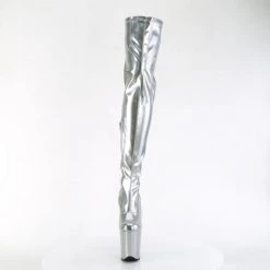 Pleaser Upcoming Styles (Preview) FLAMINGO-3000HWR Silver Stretch Holo/Silver Holo