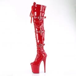 Pleaser Upcoming Styles (Preview) FLAMINGO-3028 Red Stretch Patent/Red 9 Pleaser Upcoming Styles (Preview) FLAMINGO-3028 Red Stretch Patent/Red