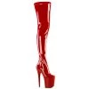 Pleaser Upcoming Styles (Preview) FLAMINGO-4000 Red Stretch Patent/Red