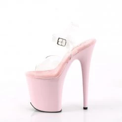 Pleaser FLAMINGO-808 Clear /Baby Pink New Arrivals 9 Pleaser FLAMINGO-808 Clear /Baby Pink New Arrivals