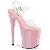 Pleaser FLAMINGO-808 Clear /Baby Pink New Arrivals