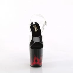 Pleaser Upcoming Styles (Preview) FLAMINGO-808NLFL Clear /Black-Red