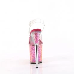 Pleaser FLAMINGO-808RG-02 Clear /Rainbow Confetti Upcoming Styles (Preview)