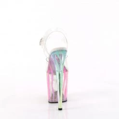 Pleaser FLAMINGO-808RG-03 Clear /Rainbow Glitter