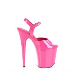 Pleaser FLAMINGO-809 Hot Pink Patent/Hot Pink New Arrivals