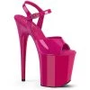 Pleaser FLAMINGO-809 Hot Pink Patent/Hot Pink New Arrivals