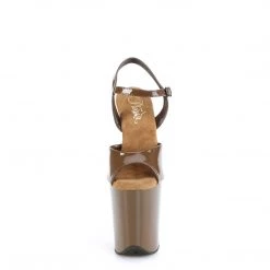 Pleaser New Arrivals FLAMINGO-809 Mocha Patent/Mocha