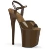 Pleaser New Arrivals FLAMINGO-809 Mocha Patent/Mocha
