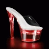 Pleaser Shoes FLASHDANCE-701 Clear Slide