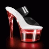 Pleaser Shoes FLASHDANCE-702 Clear Slide 2 Pleaser Shoes FLASHDANCE-702 Clear Slide