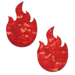 Pastease Flame: Red Fire Nipple Pasties