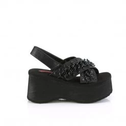 Demonia New Arrivals FUNN-12 Black Vegan Leather 11 Demonia New Arrivals FUNN-12 Black Vegan Leather