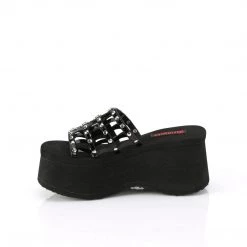 Demonia FUNN-13 Black Patent